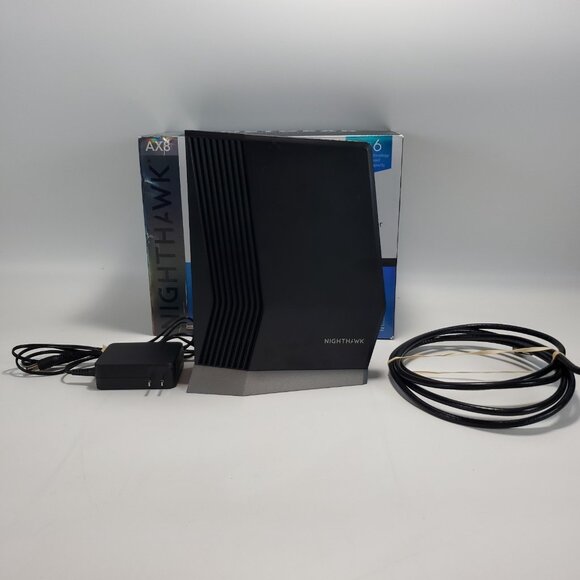 NETGEAR Nighthawk CAX80 AX6000 8-Stream Wi-Fi 6 Cable Modem Router - Tested - Picture 2 of 16